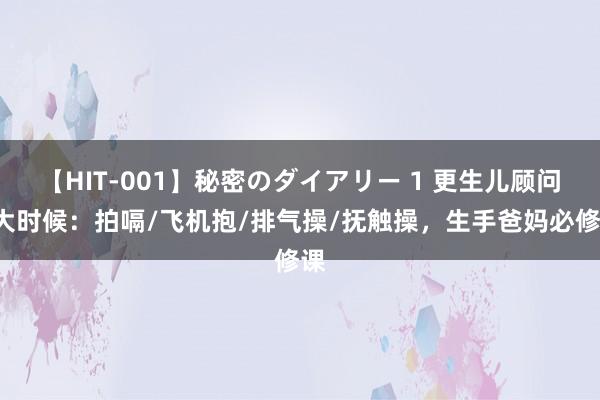 【HIT-001】秘密のダイアリー 1 更生儿顾问4大时候：拍嗝/飞机抱/排气操/抚触操，生手爸妈必修课