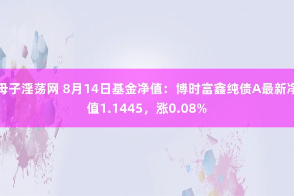 母子淫荡网 8月14日基金净值：博时富鑫纯债A最新净值1.1445，涨0.08%