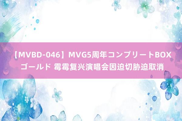 【MVBD-046】MVG5周年コンプリートBOX ゴールド 霉霉复兴演唱会因迫切胁迫取消